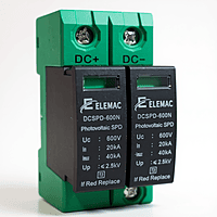 ELEMAC - DC SPD - 2 Pole - 600V