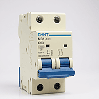 Chint 63A 2-Pole AC MCB – (C-Curve)