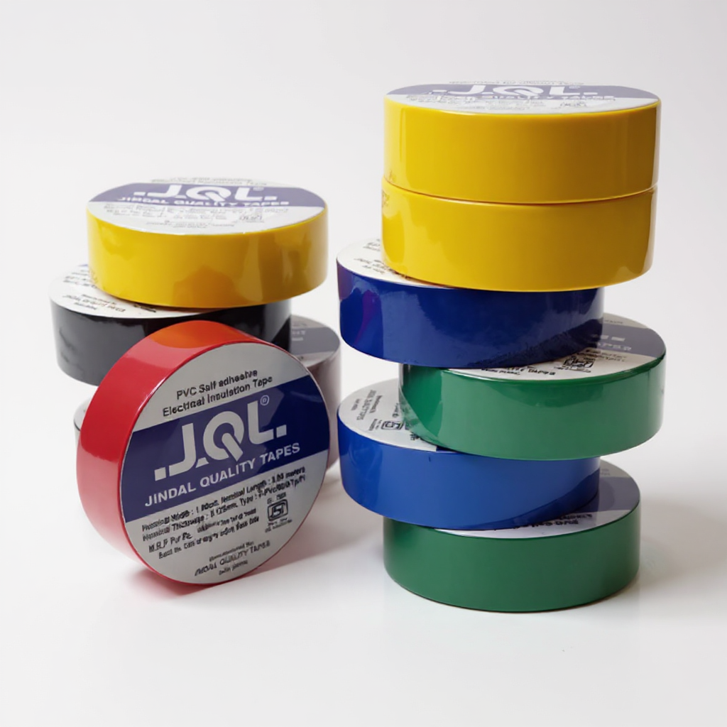 Jindal PVC Electrical Insulation Tape – Pack of 10 (Multi)