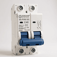 Sibass 40A 2-Pole DC MCB β 500V