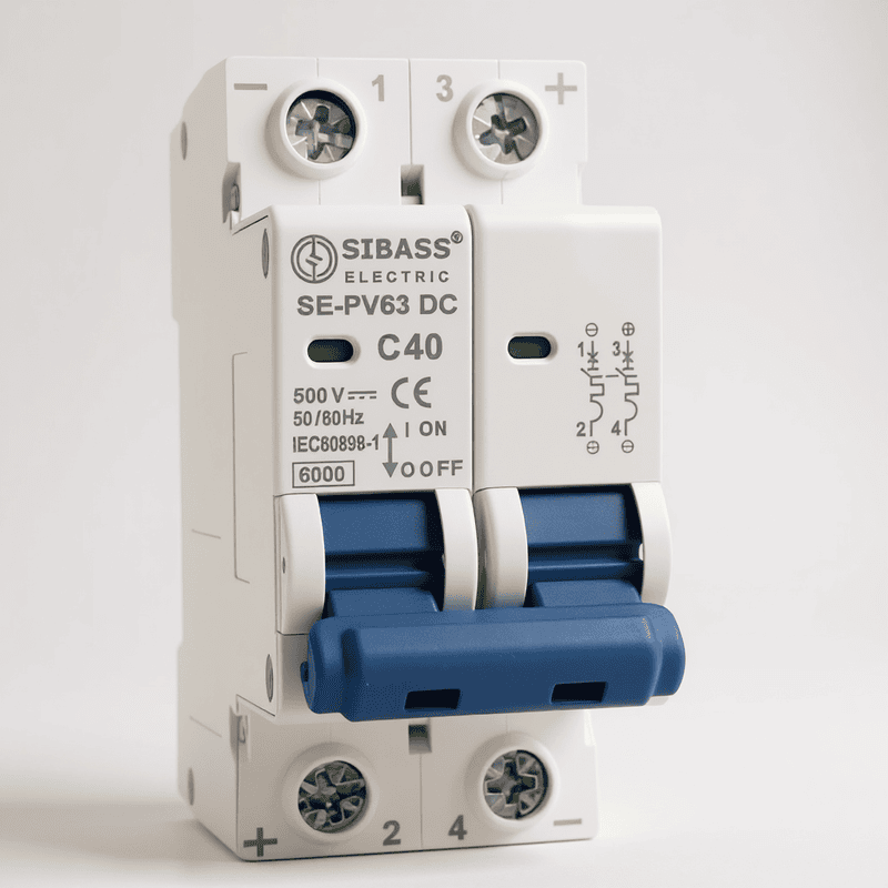 Sibass 40A 2-Pole DC MCB β 500V