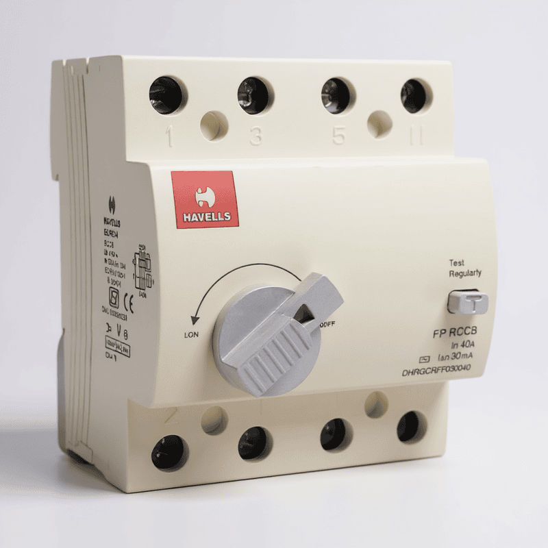Havells 40A 3-Phase 4-Pole RCCB