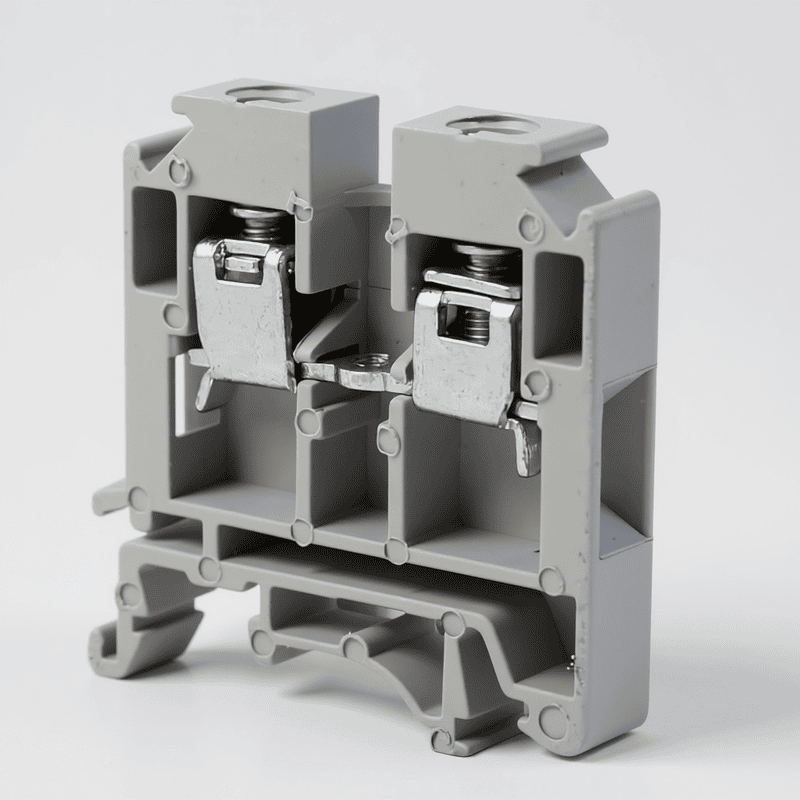 6 mm² Polyamide Grey Terminal Block | FTS-6P