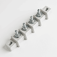 200 Amp 4 Pole Grey Standard Connection Plate | TPN-200