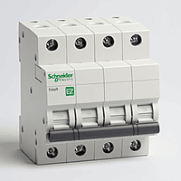 Schneider Electric MCB 4P, 63 A, C curve, 10000 A (pack of 1)