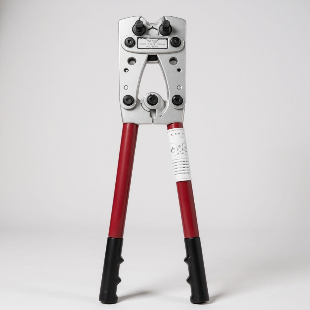 Mechanic Rotating Dies Crimping Hand Tool (6 to 50 Sq Mm) Cable Lug Crimping Plier