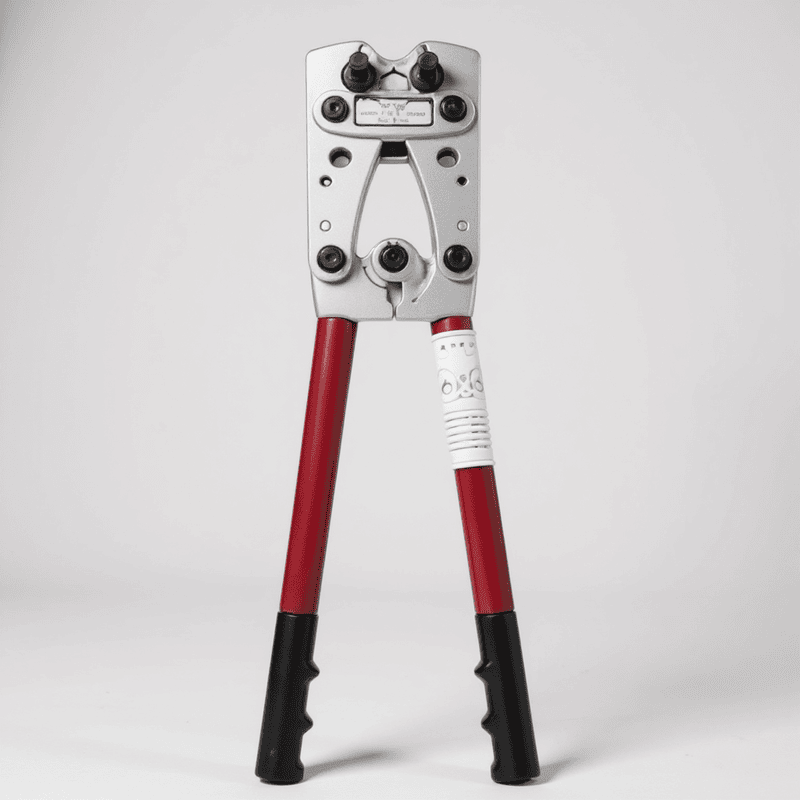 Mechanic Rotating Dies Crimping Hand Tool (6 to 50 Sq Mm) Cable Lug Crimping Plier