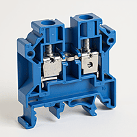 32 Amp 6 mm² Polymide Terminal Block Blue | FTS-6PC