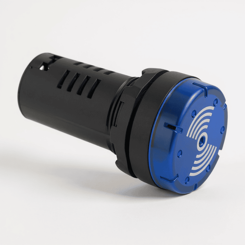 22.5mm Buzzer Illuminated Blue