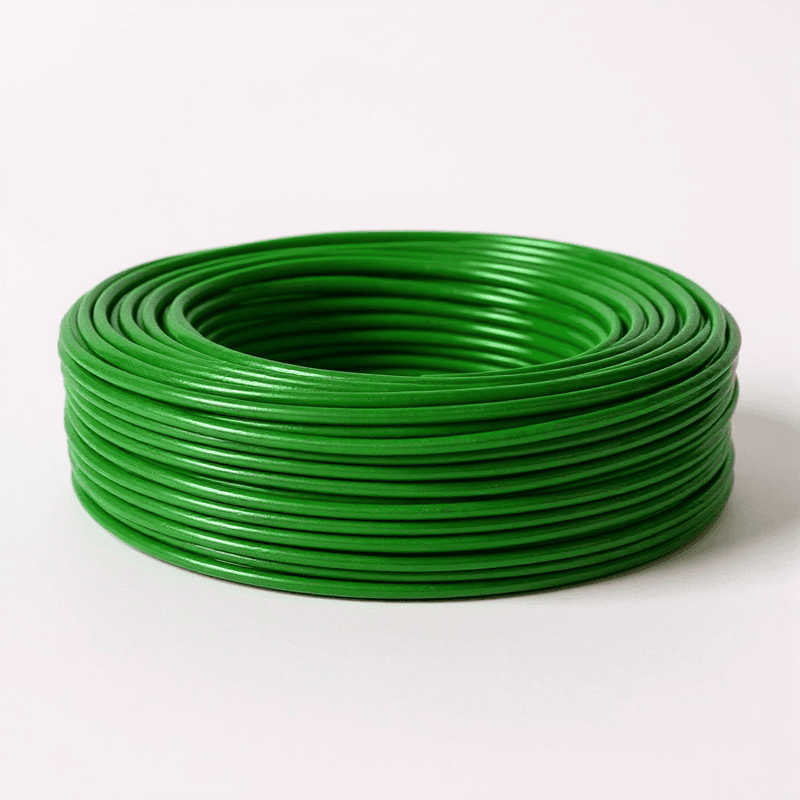6 sq.mm  Cable GREEN  | FR PVC Insulated Copper Wire | Single Core Multi-Strand