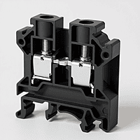 25 sqmm TERMINAL BLOCK POLYMIDE BLACK WITH END PLATE-FTS25P