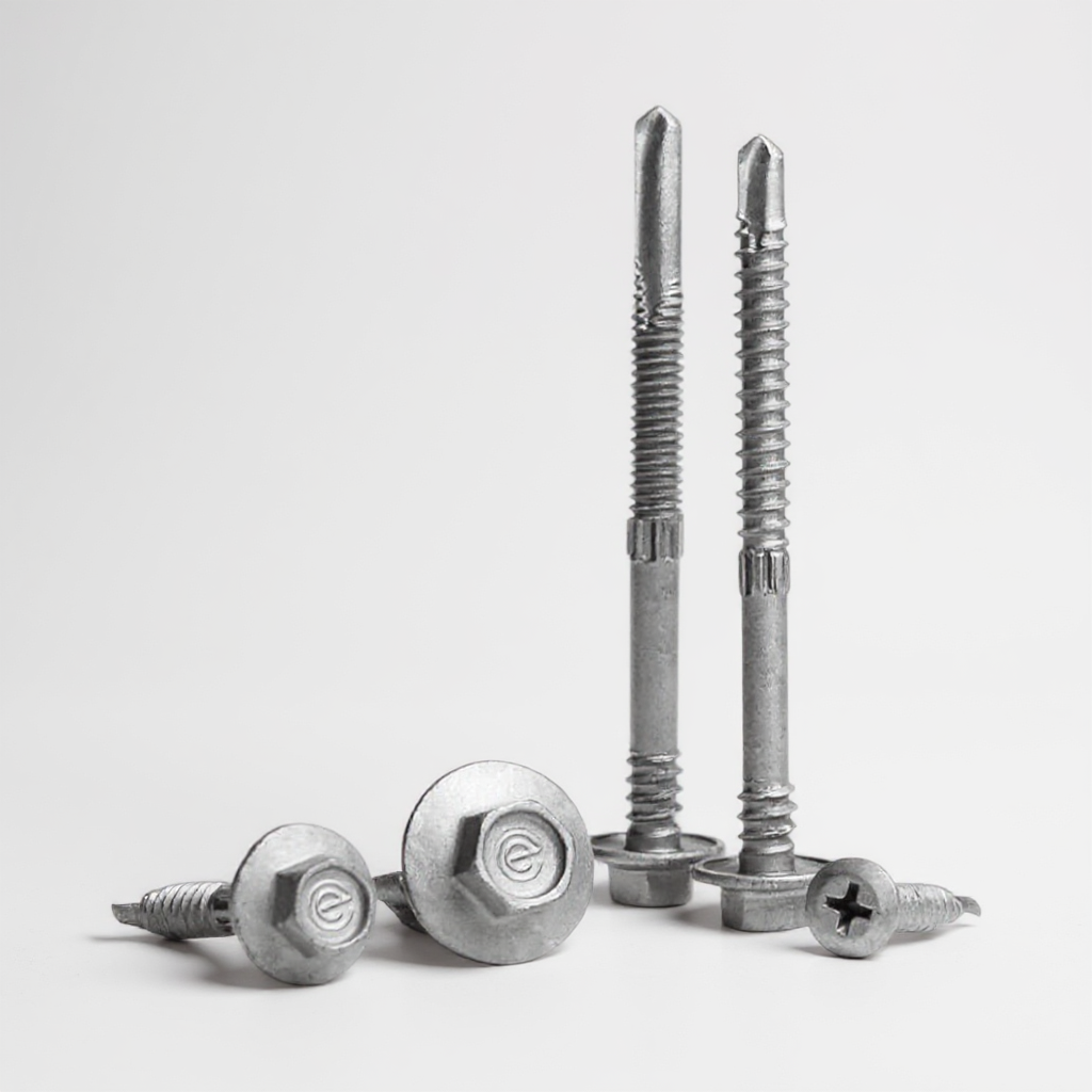 Corroshield SELF Tapping hex head screw | STAINLESS STEEL |  Rust Proof | 1-inch size (10MT 12-14 X25MM)-1 QTY