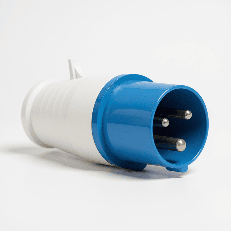 16A Industrial Plug Straight - 3 Pin