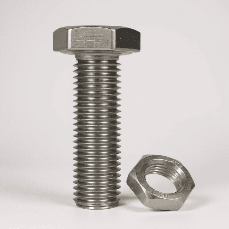 1 inch - SS Nut and Bolt -M8