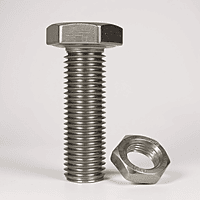 35MM - SS Nut and  Bolt  - M6