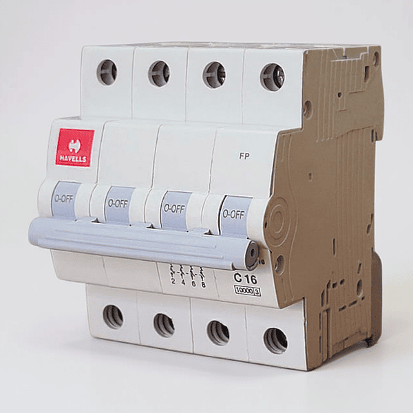 Havells 16A 4-Pole AC MCB – (C-Curve)