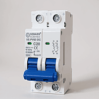 Sibass 20A 2-Pole DC MCB – 500V