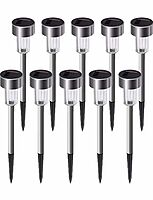 Mini Spike Garden Pot Lamp Outdoor Solar Landscape Lights