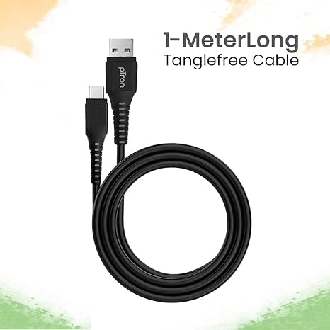 Ptron Solero T241 Single Pin Type C Data / Charging Cable (1 m) Ptron Solero T241 Single Pin Type C Data / Charging Cable (1 m)