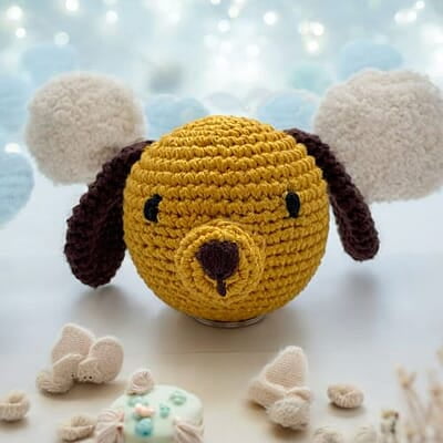 Crochet Puppy Stress Ball