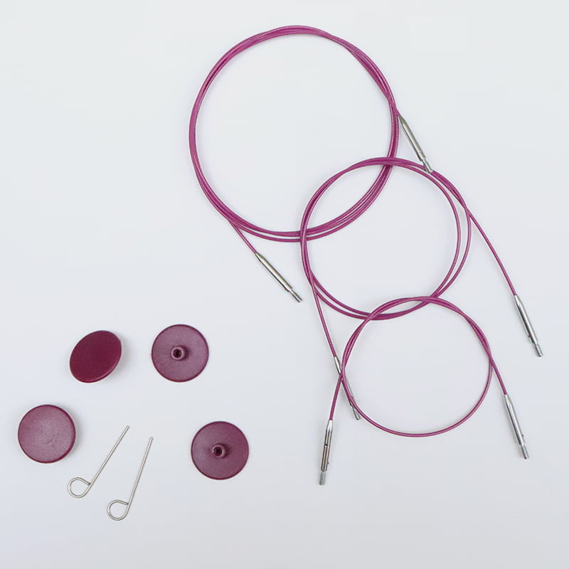 Purple swivel stainless steel cables Purple swivel stainless steel cables