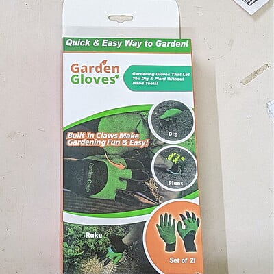 Gardening Gloves with Right Hand Fingertips Claws for Pruning, Digging & Planting, One Pair, Multicolour Gardening Gloves with Right Hand Fingertips Claws for Pruning, Digging & Planting, One Pair, Multicolour