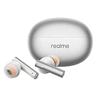Realme Buds Air 6 TWS Earbuds – 12.4mm Driver, 50dB ANC, 40H Playtime, IP55, Bluetooth V5.3 (Flame Silver Realme Buds Air 6 TWS Earbuds – 12.4mm Driver, 50dB ANC, 40H Playtime, IP55, Bluetooth V5.3 (Flame Silver