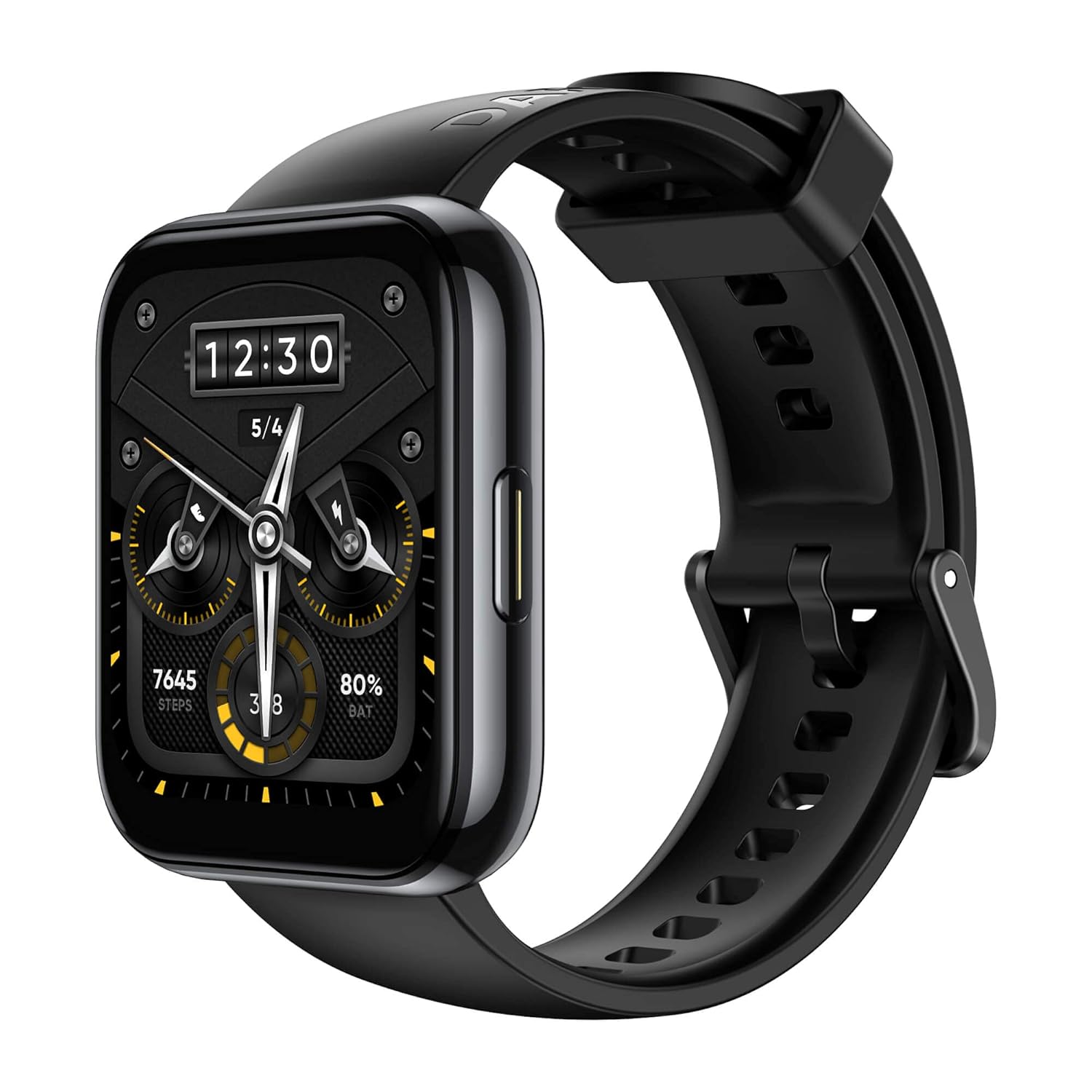 realme Smart Watch 2 Pro | HD Touchscreen, GPS, 14-Day Battery, SpO2 Monitoring (Black)