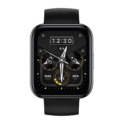 realme Smart Watch 2 Pro | HD Touchscreen, GPS, 14-Day Battery, SpO2 Monitoring (Black)