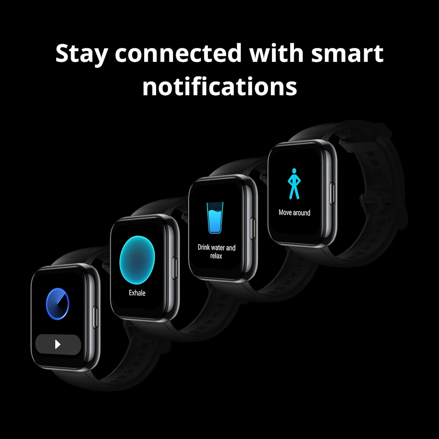 realme Smart Watch 2 Pro | HD Touchscreen, GPS, 14-Day Battery, SpO2 Monitoring (Black)