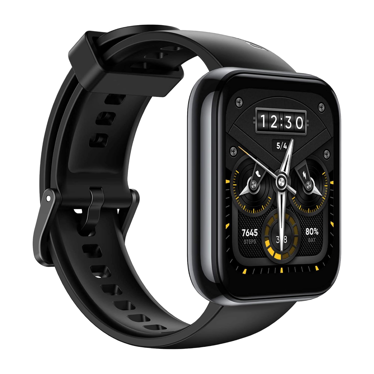 realme Smart Watch 2 Pro | HD Touchscreen, GPS, 14-Day Battery, SpO2 Monitoring (Black)