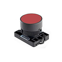 22.5mm PLASTIC PUSH BUTTON RED