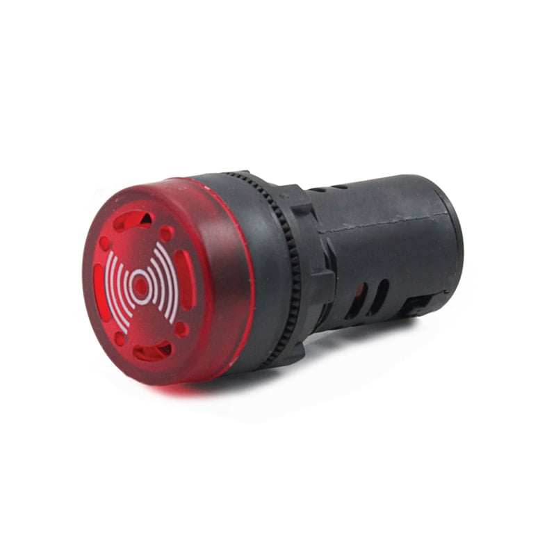 22.5mm BUZZER ILLUMINATED RED