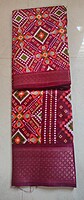 COTTON SAREE ZARI BORDER WITH BLOUSE - RED