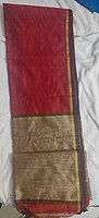 Handloom Bengal Cotton Saree - Red