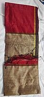 Handloom Bengal Cotton Saree - Red