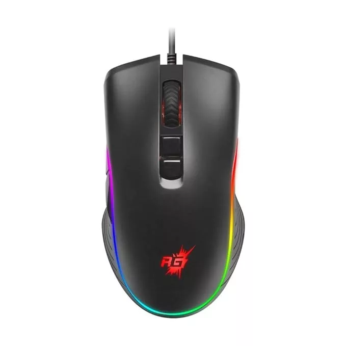 Redgear A-20 Wired Gaming Mouse with RGB and Upto 4800 dpi for Windows PC Gamers