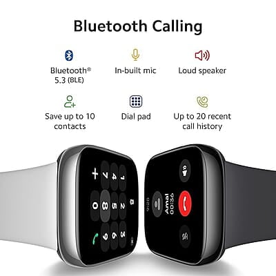 Redmi Watch 3 Active Bluetooth Calling 1.83" Screen, Premium Metallic Finish, 200+ Watch Faces, Upto 12 Days of Battery Life, 5ATM, 100+ Sports Modes, Redmi Watch 3 Active Bluetooth Calling 1.83" Screen, Premium Metallic Finish, 200+ Watch Faces, Upto 12 Days of Battery Life, 5ATM, 100+ Sports Modes,