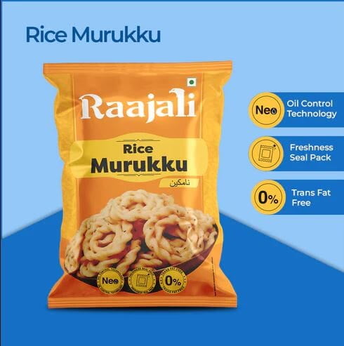 Rajaali - Rice MURUKKU | 150 Gram Rajaali - Rice MURUKKU | 150 Gram