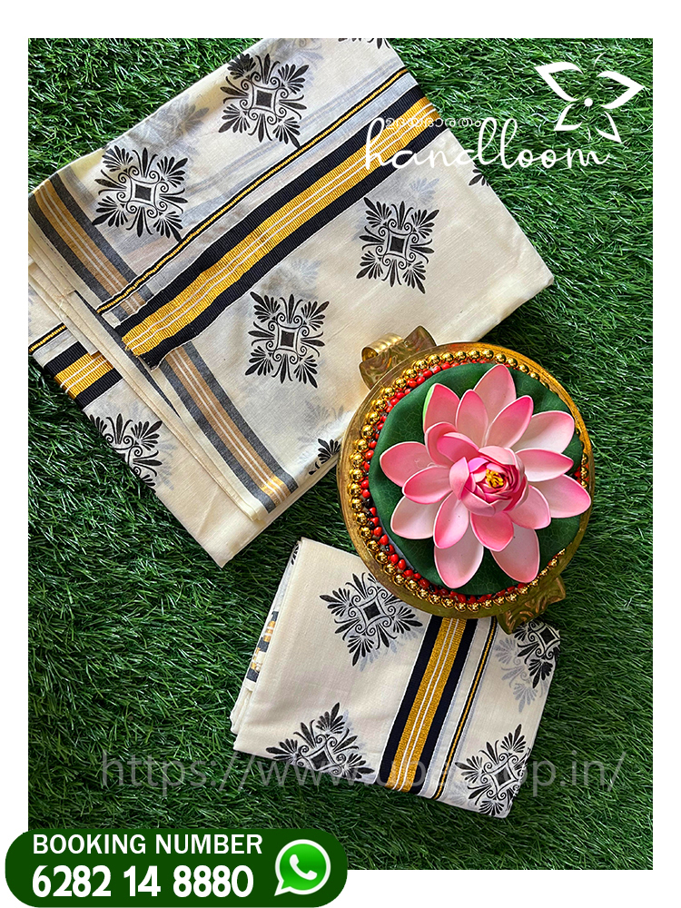 RICH LOOK BLACK&GOLDEN COLOUR COMBO SETMUND