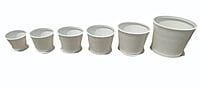 Round with Plate Flower Pot - 4 Extra Large Round with Plate Flower Pot - 4 Extra Large