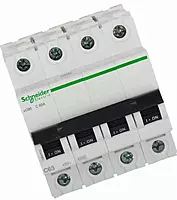 Schneider Electric MCB 4P, 63 A, C curve, 10000 A (pack of 1) Schneider Electric MCB 4P, 63 A, C curve, 10000 A (pack of 1)