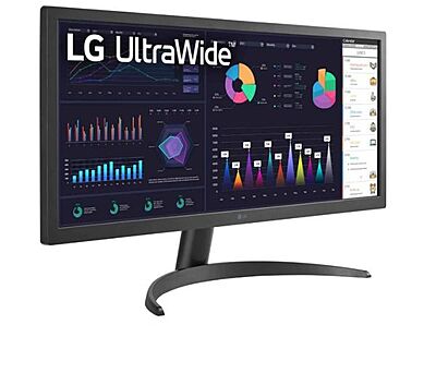 LG 26" UltraWide Full HD IPS Monitor 75Hz,  AMD FreeSync™, 26WQ500-B