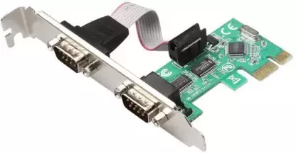 PCI Express Serial Card ,2 x RS232 (DB9) Ports, PCIe Serial Expansion Card (Green) PCI Express Serial Card ,2 x RS232 (DB9) Ports, PCIe Serial Expansion Card (Green)