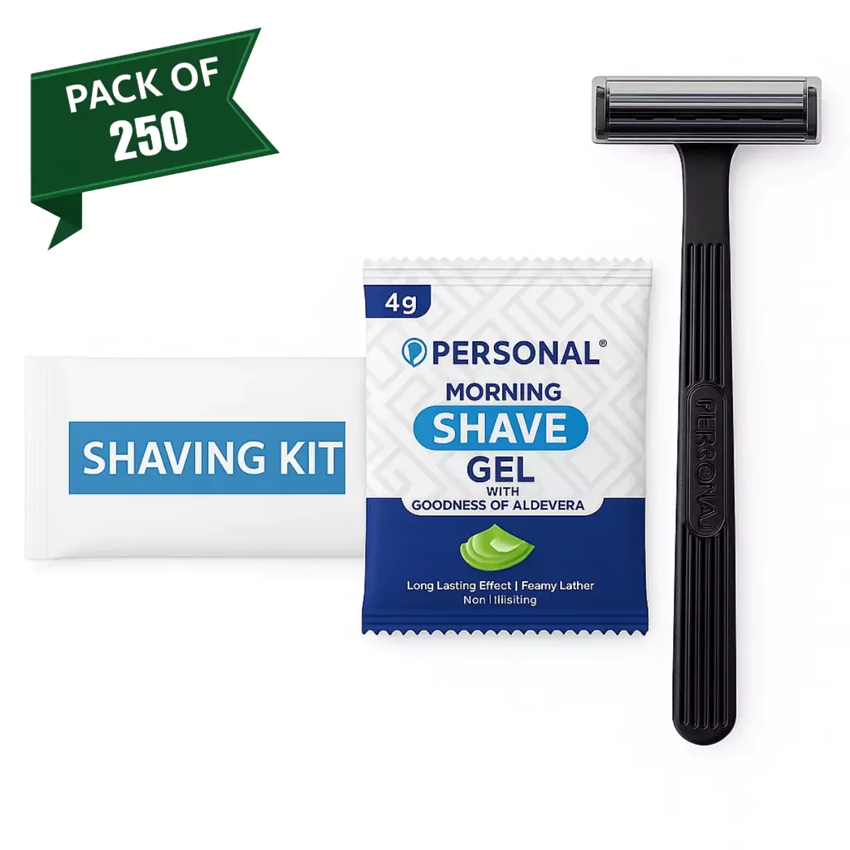 Hotel Shaving Kit – With Shaving Gel & Disposable Razor (Single Use) Hotel Shaving Kit – With Shaving Gel & Disposable Razor (Single Use)