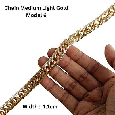 Bag Chain Assorted Medium- Light Gold- Without hook Bag Chain Assorted Medium- Light Gold- Without hook