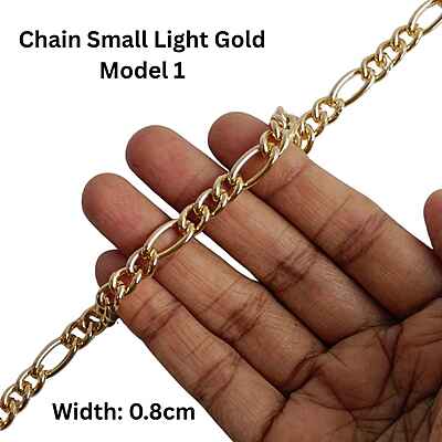 Bag Chain Assorted Small- Light Gold- Without hook