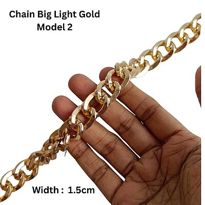 Bag Chain Assorted Big- Light Gold- Without hook Bag Chain Assorted Big- Light Gold- Without hook