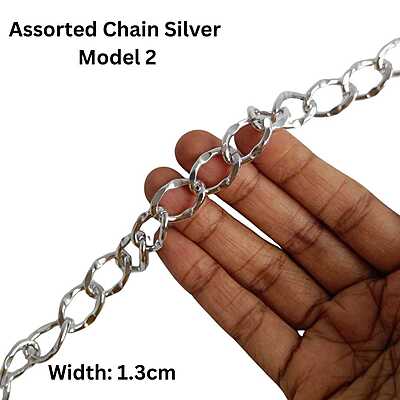 Bag Chain Assorted - Silver- Without hook Bag Chain Assorted - Silver- Without hook