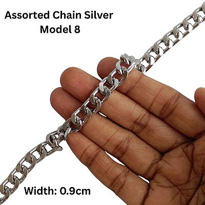 Bag Chain Assorted - Silver- Without hook Bag Chain Assorted - Silver- Without hook